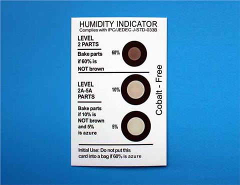 三點式濕度指示卡